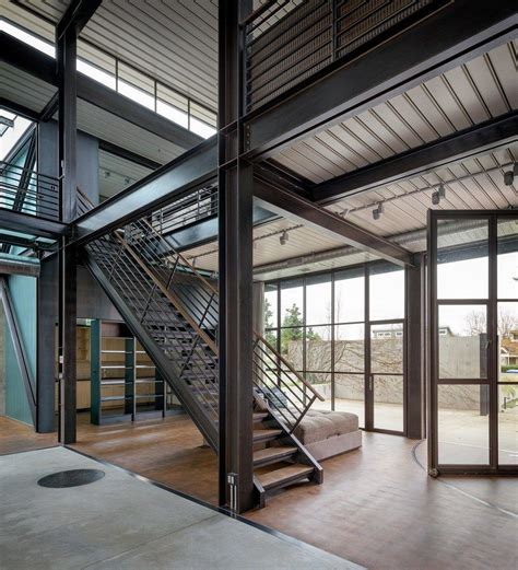 metal building houses inside|contemporary steel frame homes.